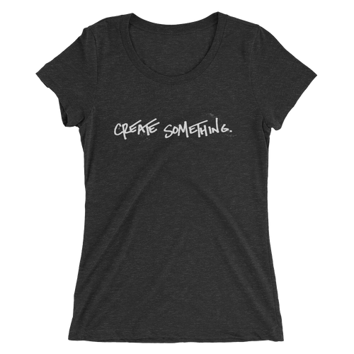 Ladies' Create Something short sleeve t-shirt