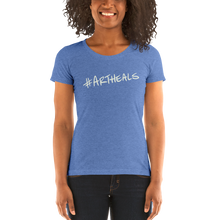 Ladies' #ArtHeals short sleeve t-shirt