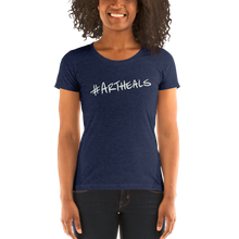 Ladies' #ArtHeals short sleeve t-shirt